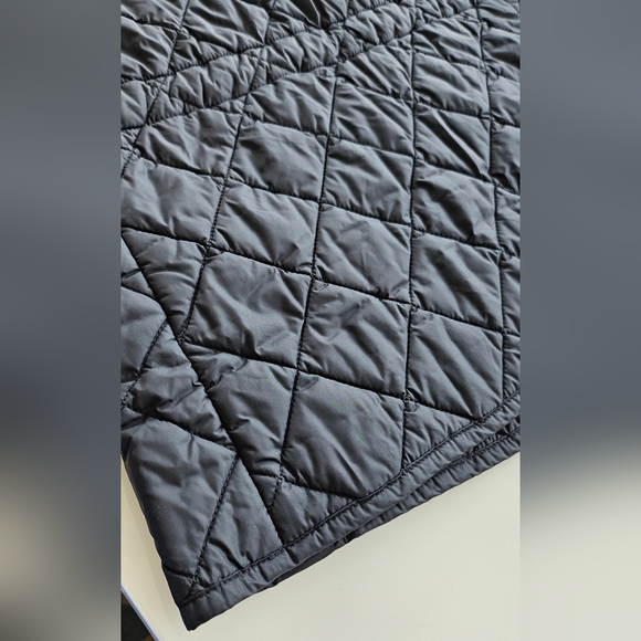 Gap Lightweight Quilted Jacket Womens Black Puffer Button Pockets XS - Picture 15 of 16